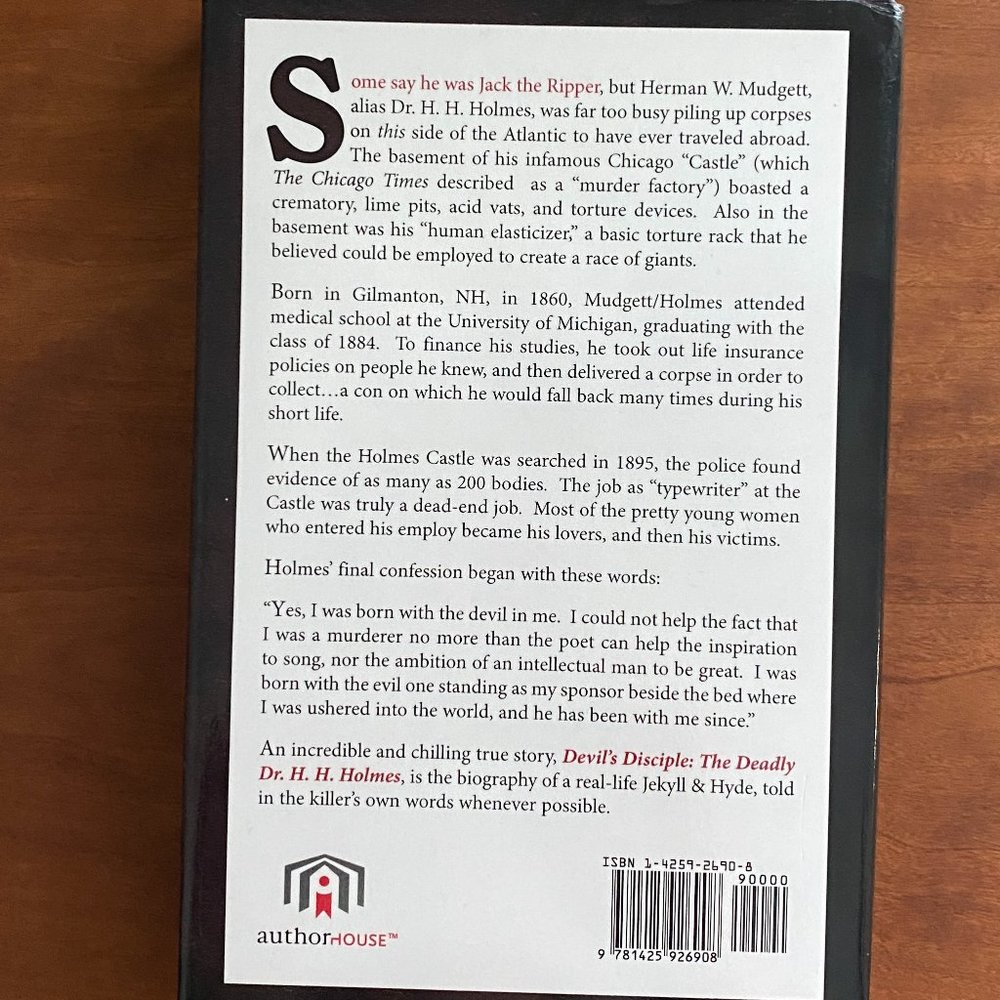 Devil’s Disciple The Deadly ~ Hardcover - Picture 2 of 2